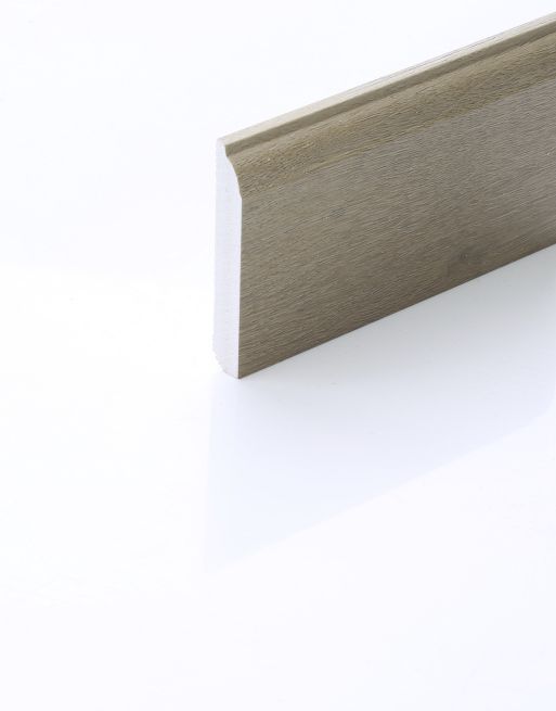 Evocore 80mm Skirting - Light Vanilla Oak