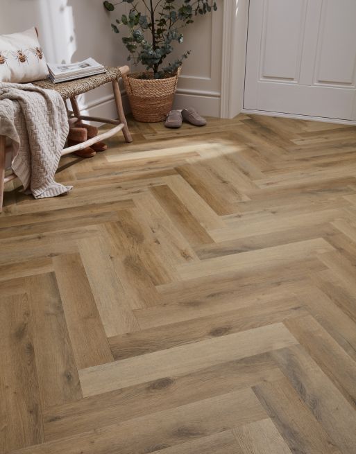 Artisan Herringbone - Natural English Oak