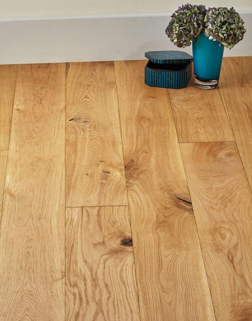 Farmhouse Natural Oak Brushed & Oiled Engineered Wood Flooring