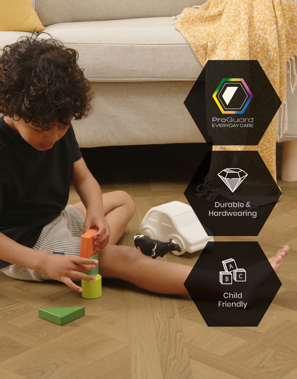 Signature Herringbone - Natural Honey Oak 5