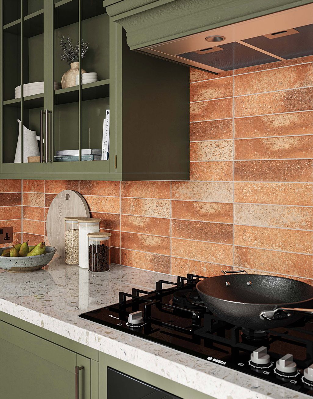 Ruelle Ember Subway Tile 2