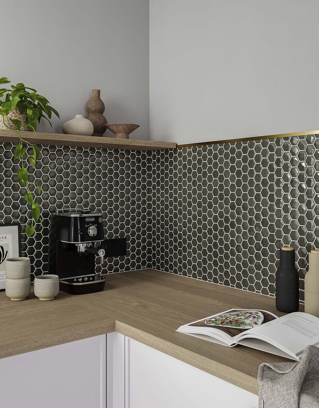 Aire Emerald Hex Mosaic 1