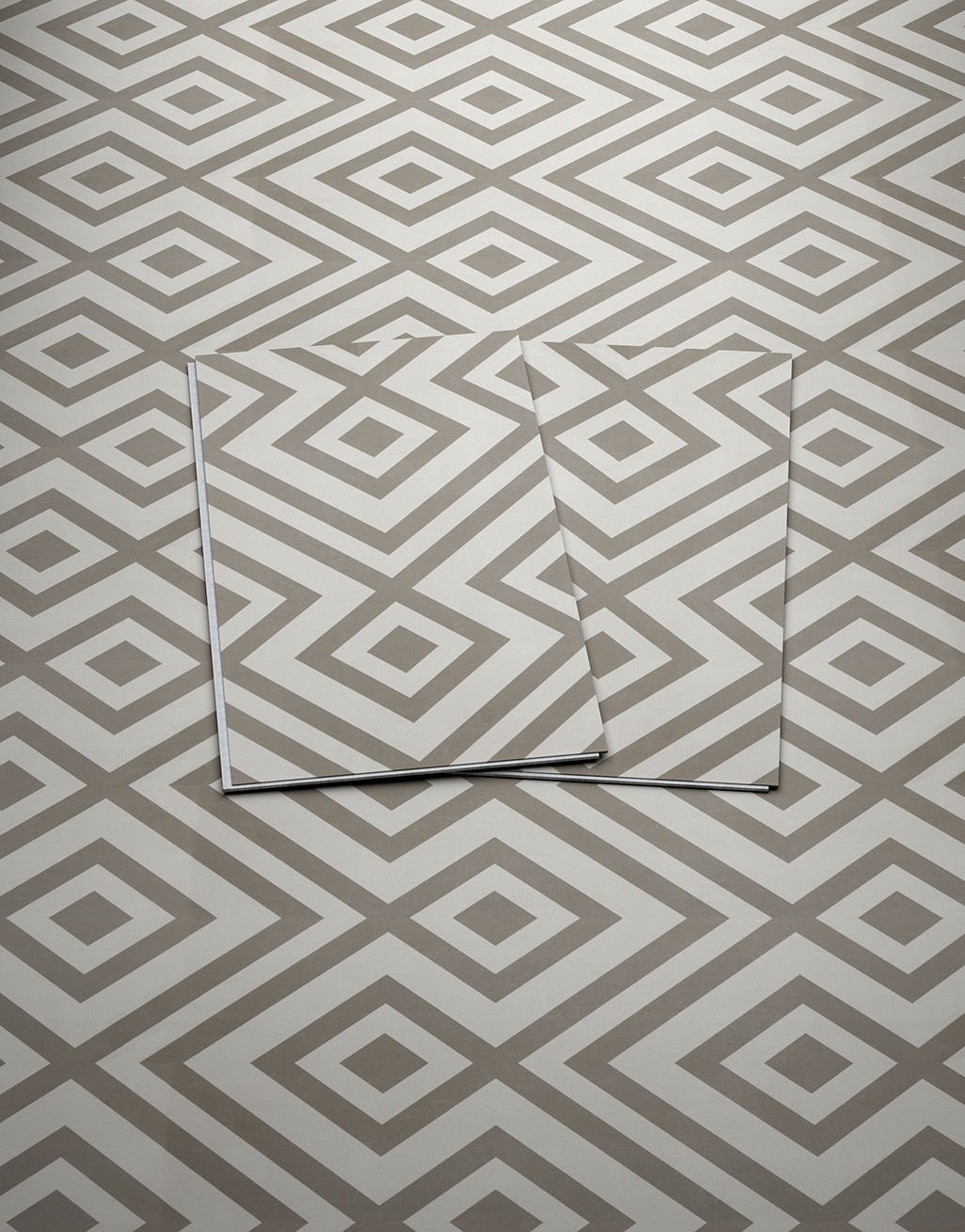 EvoCore Premium Patterned Tile - Diamond Grey 4