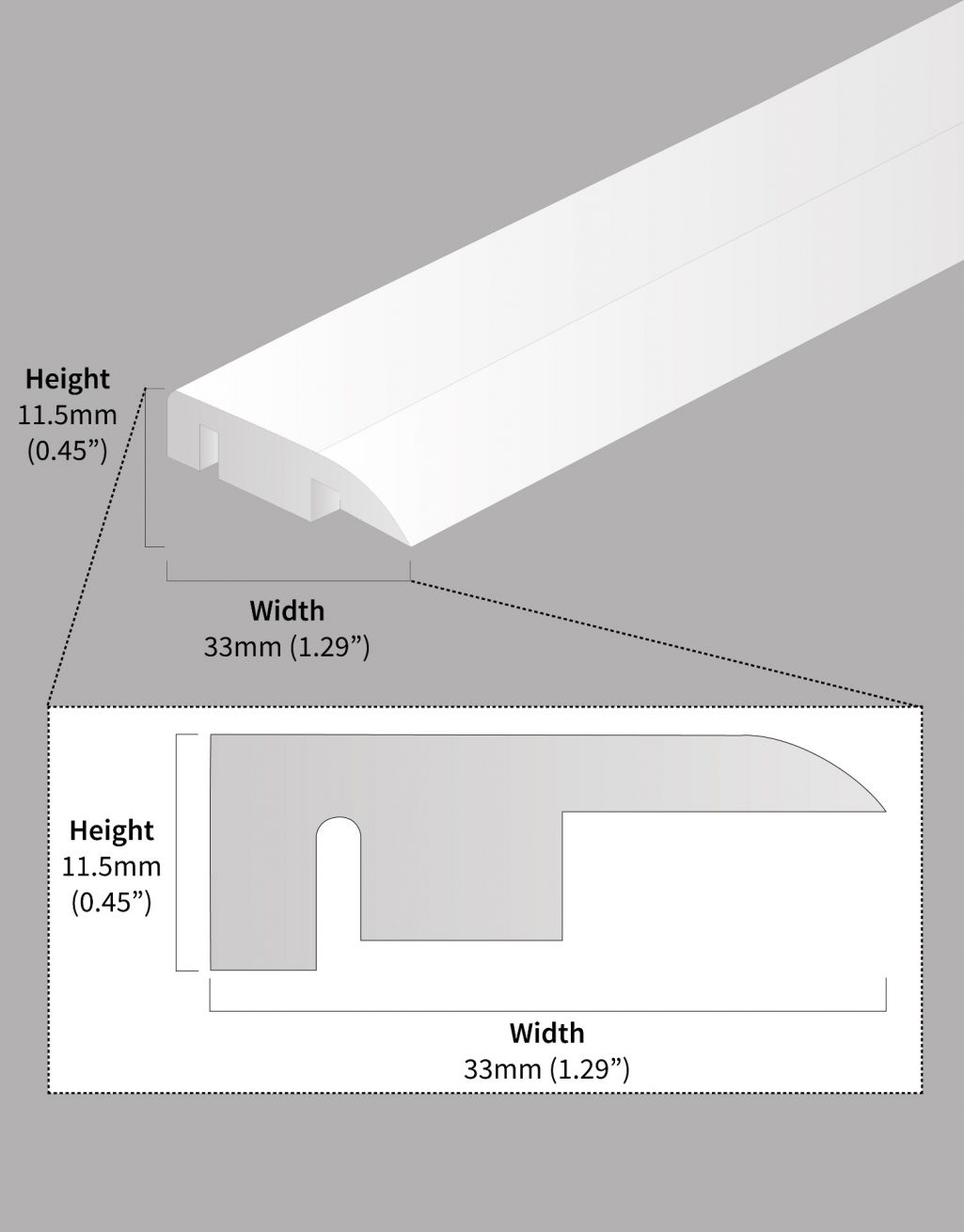 FC14 - White - End Profile 2