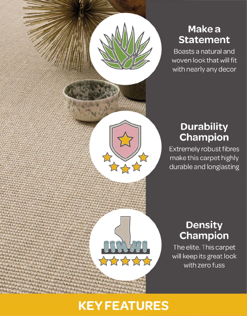 Sisal Boucle - Oatmeal 4