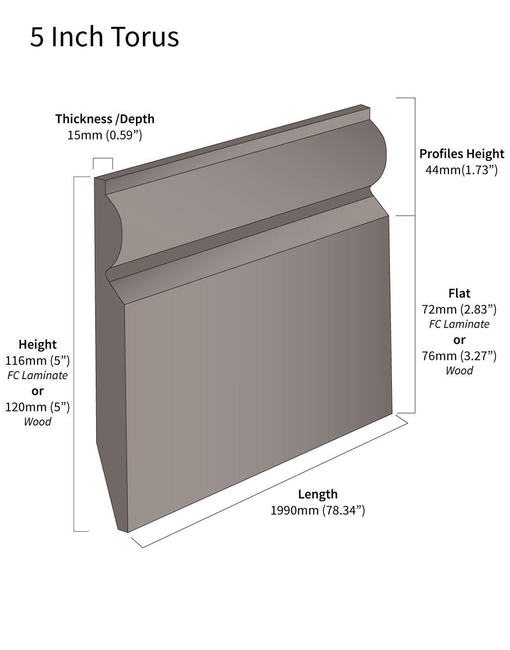WS6 Solid Oak Skirting 3