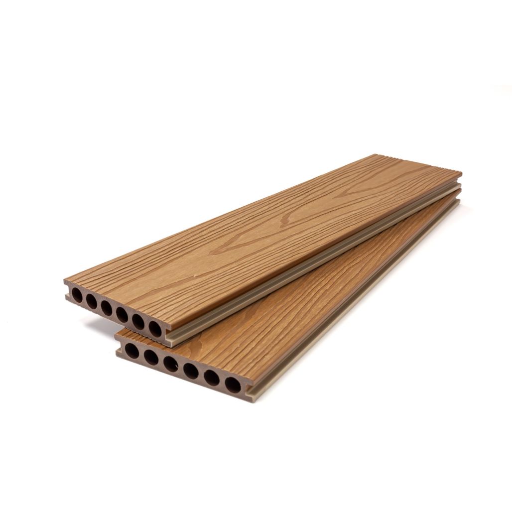 Teak Deluxe Composite Decking 1