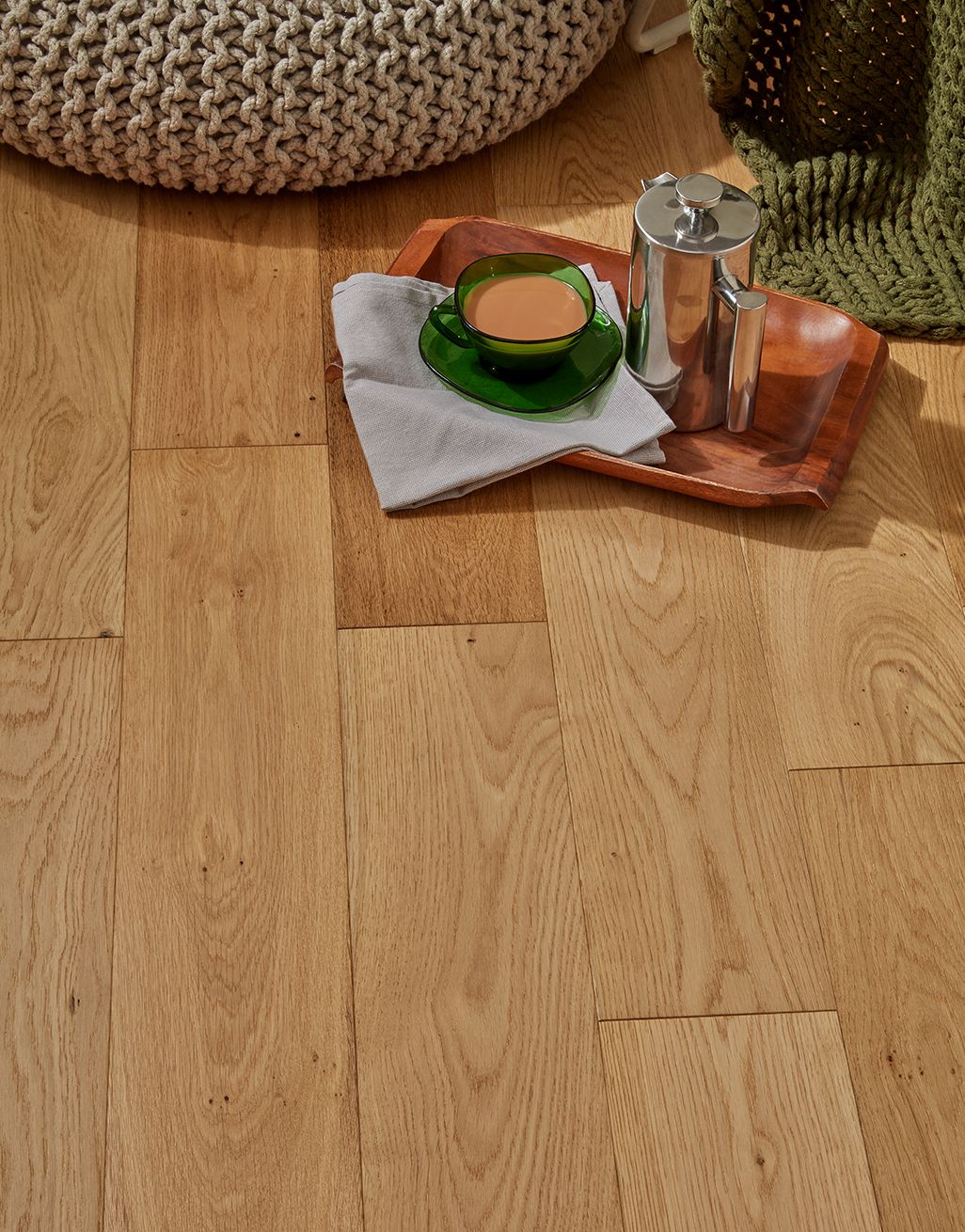 Loft Prime Natural Brushed & Lacquered Engineered Wood Flooring 3
