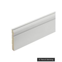 Torus Wood Skirting - White 5