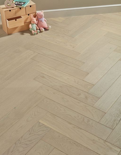 Marylebone Chantilly Lace Oak Brushed & Lacquered Engineered Wood Flooring
