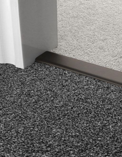 Black Elite Carpet to Carpet Transition Profile