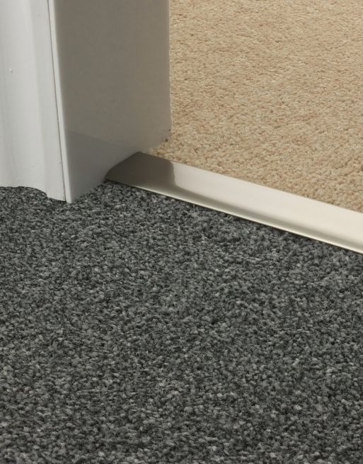 Satin Nickel Elite Carpet to Carpet Transition Profile
