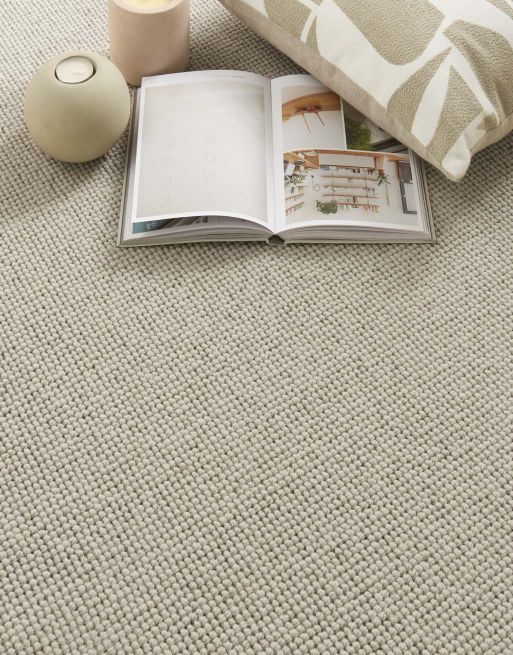 This carpet is 6mm thick, the compact pile of this carpet makes for a solid underfoot feel, giving support as you walk and is less likely to show footprints and other pile displacements.