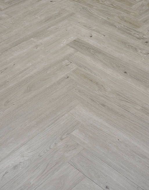 Herringbone - Light Grey Oak LVT Flooring
