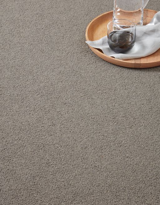 This carpet is 4mm thick, the compact pile of this carpet makes for a solid underfoot feel, giving support as you walk and is less likely to show footprints and other pile displacements.