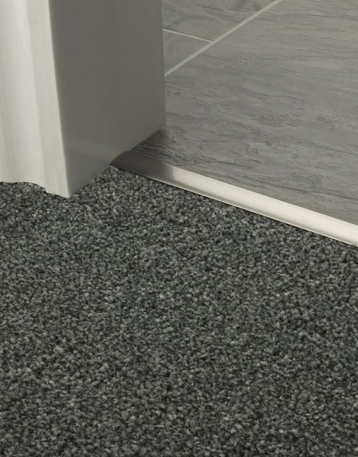 Elite Carpet to Tile or Door Edge - Satin Nickel