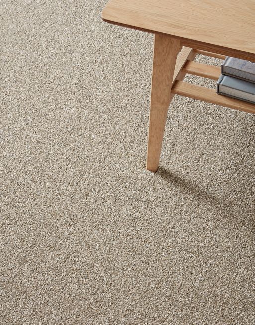 This carpet is 6mm thick, the compact pile of this carpet makes for a solid underfoot feel, giving support as you walk and is less likely to show footprints and other pile displacements.
