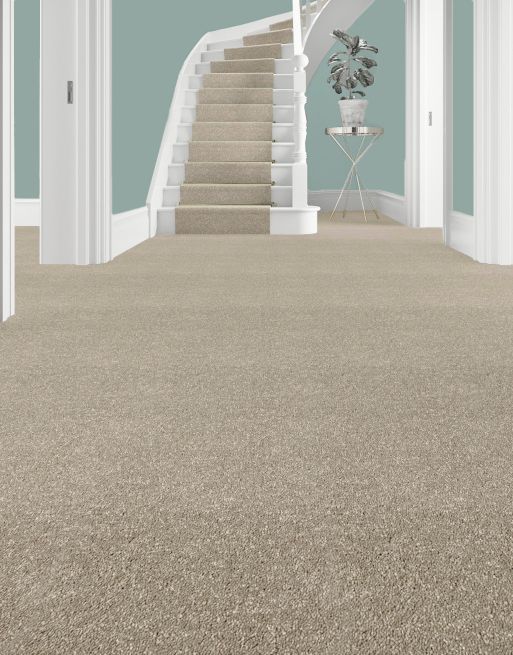 This carpet is 9mm thick, the compact pile of this carpet makes for a solid underfoot feel, giving support as you walk and is less likely to show footprints and other pile displacements.