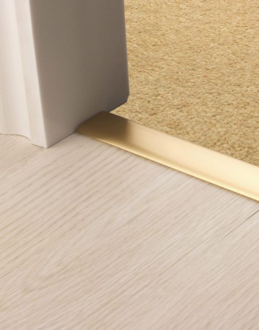 Elite Carpet to Laminate or Wood - Satin Brass