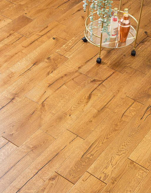 Carpenters Choice 130mm - Toffee Oak Lacquered Engineered Wood Flooring