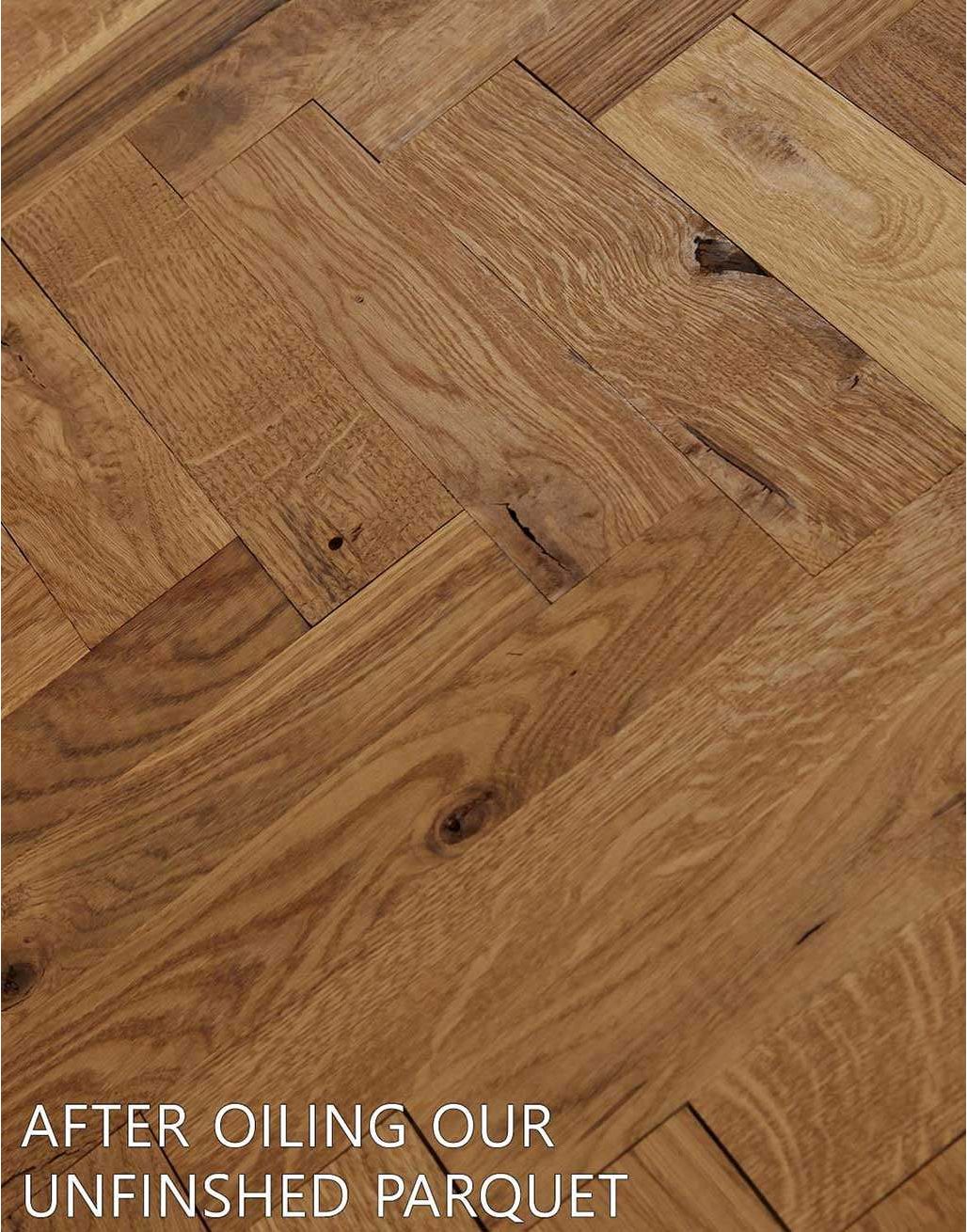 Unfinished Parquet Oak Solid Wood Flooring 5