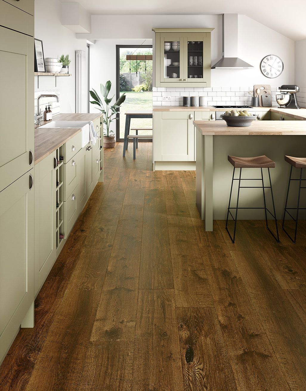 Old Castle Oak Lacquered Engineered Wood Flooring 4