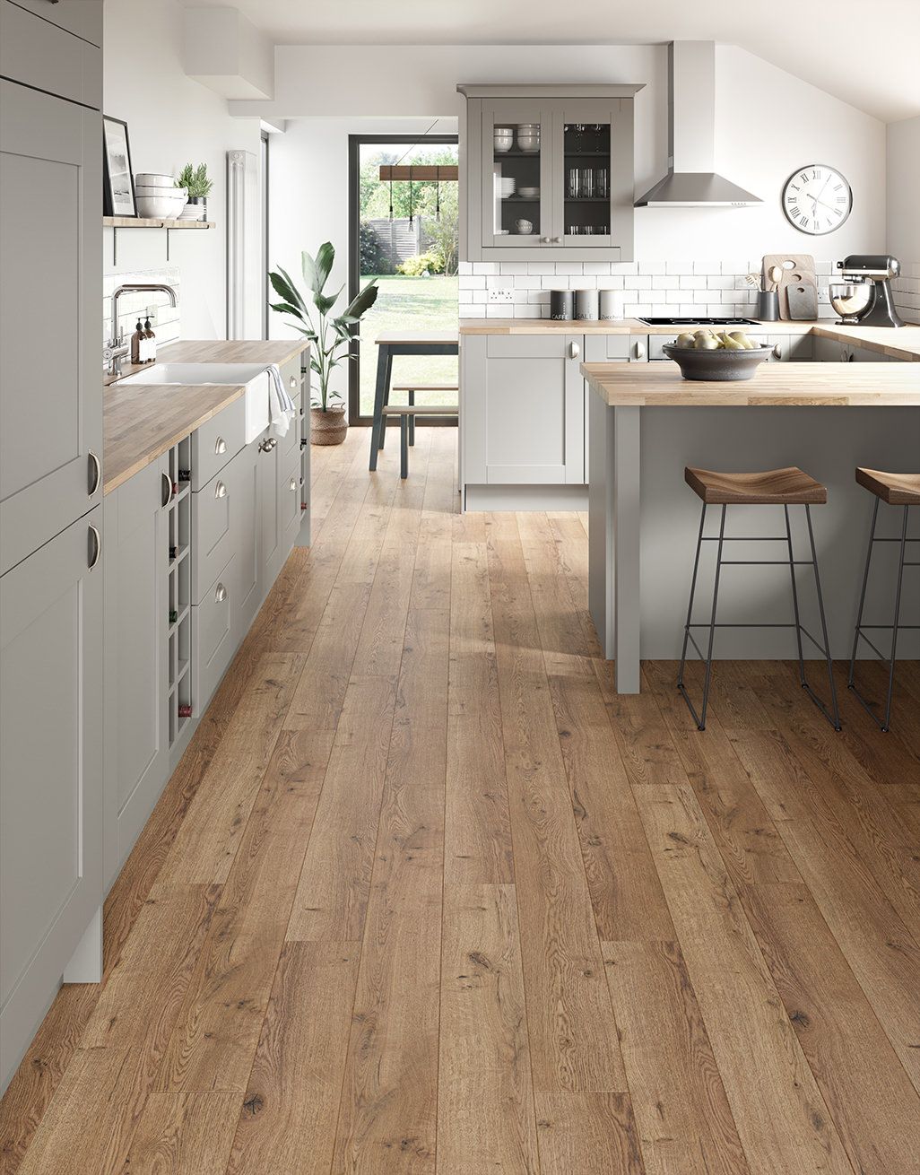 Residence Narrow - Barley Oak Laminate Flooring 4