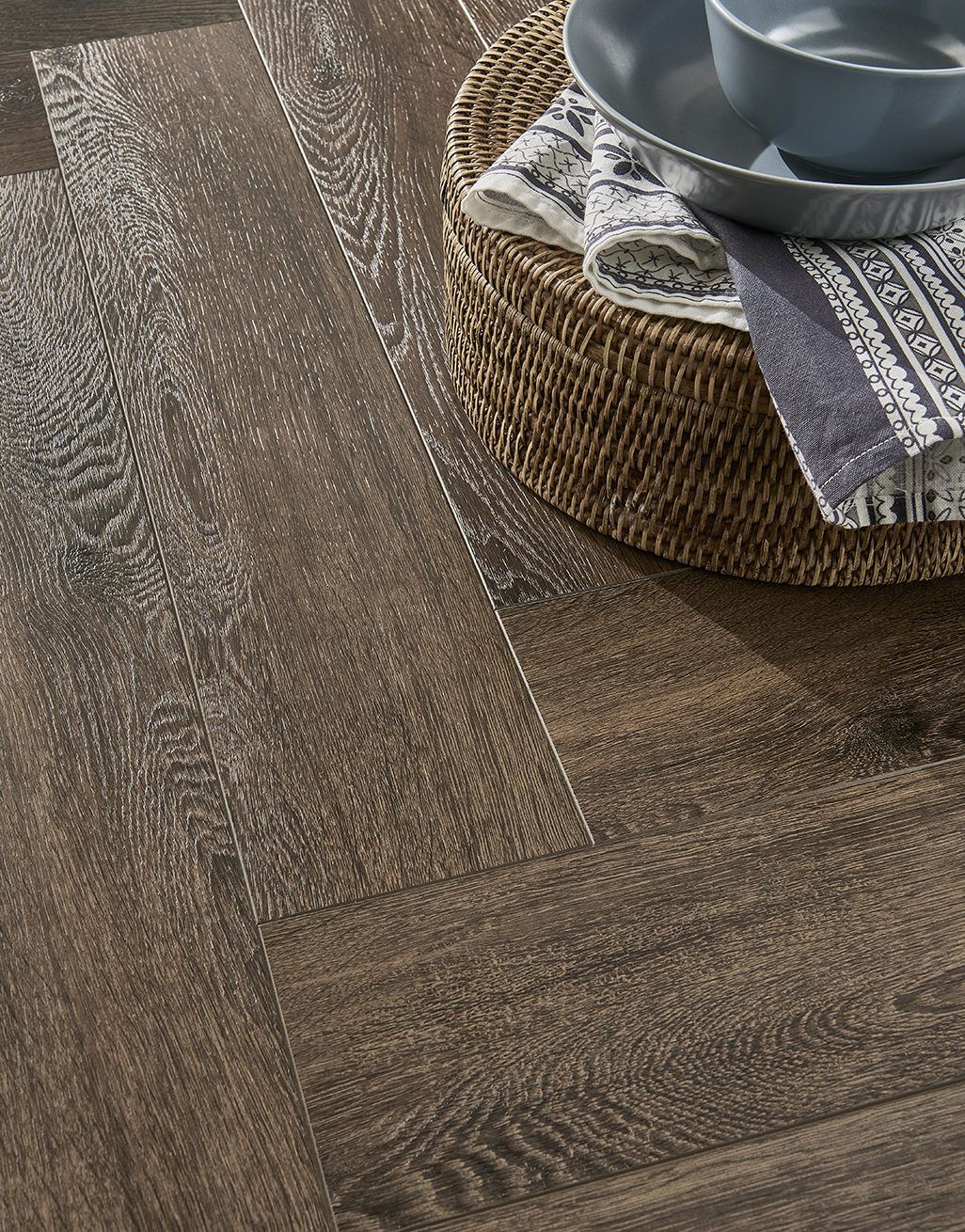 EvoCore Premium Herringbone Crafted Oak Flooring Superstore