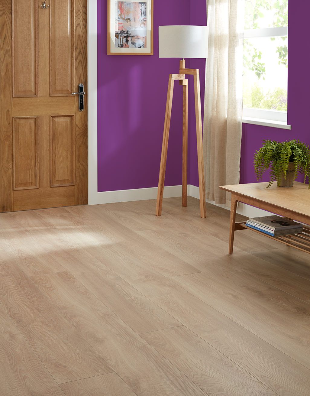Sienna Long - Natural Oak Laminate Flooring 1