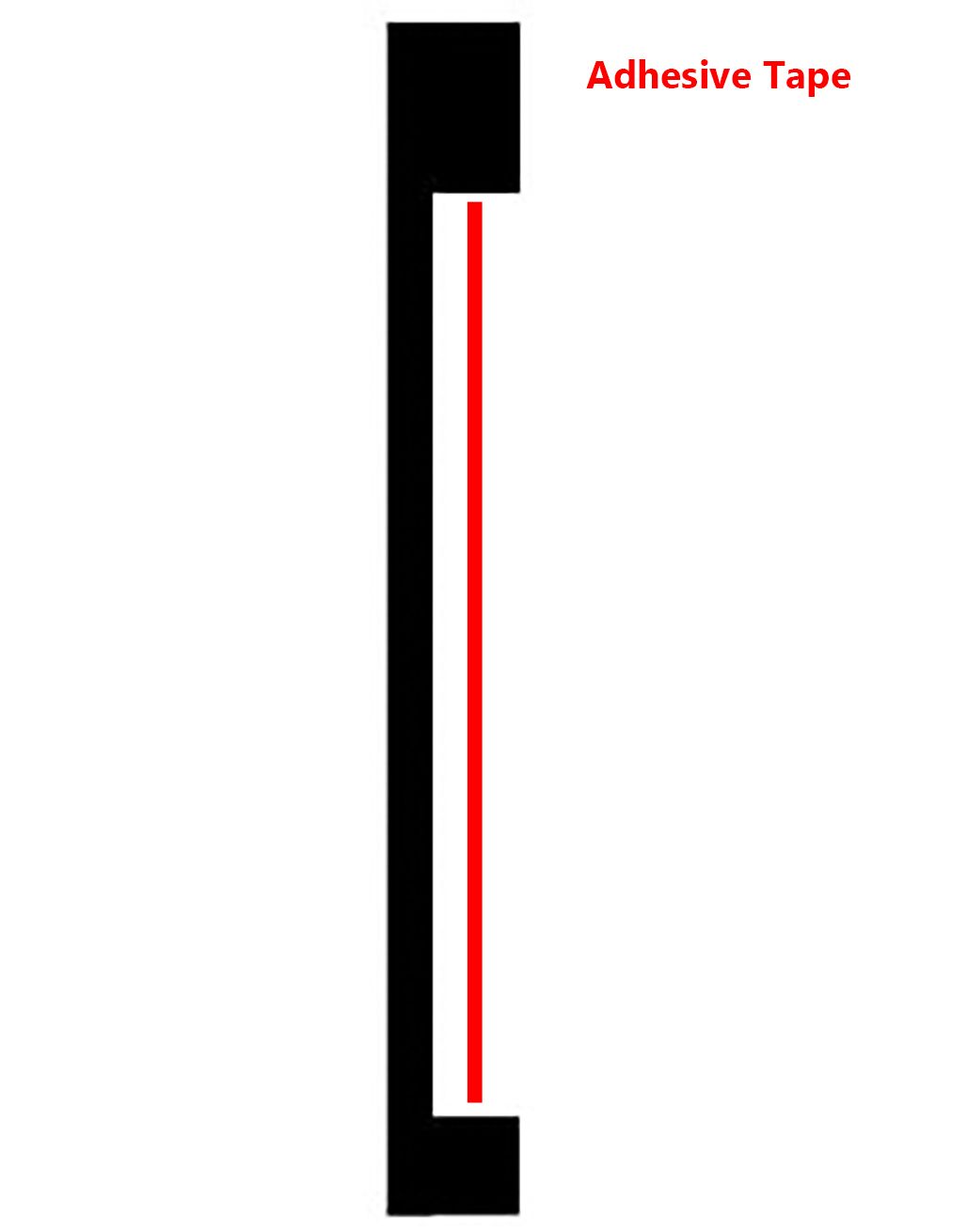Elite EvoCore Artisan/LVT Stair Nosing - Straight Finish (or curved bottom treads) - Black 2