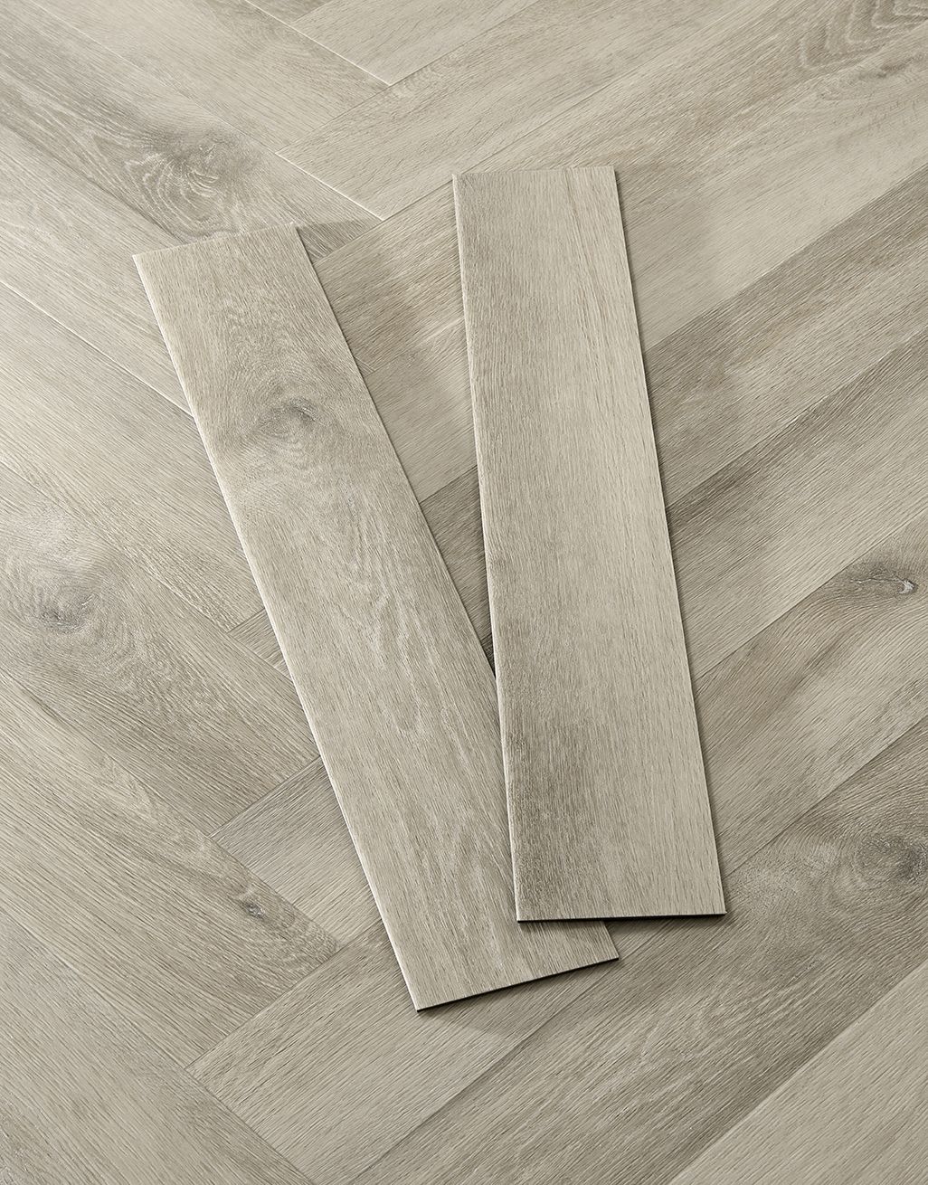 EvoCore Design Floor Artisan Herringbone - Whitewashed Cottage Oak 2