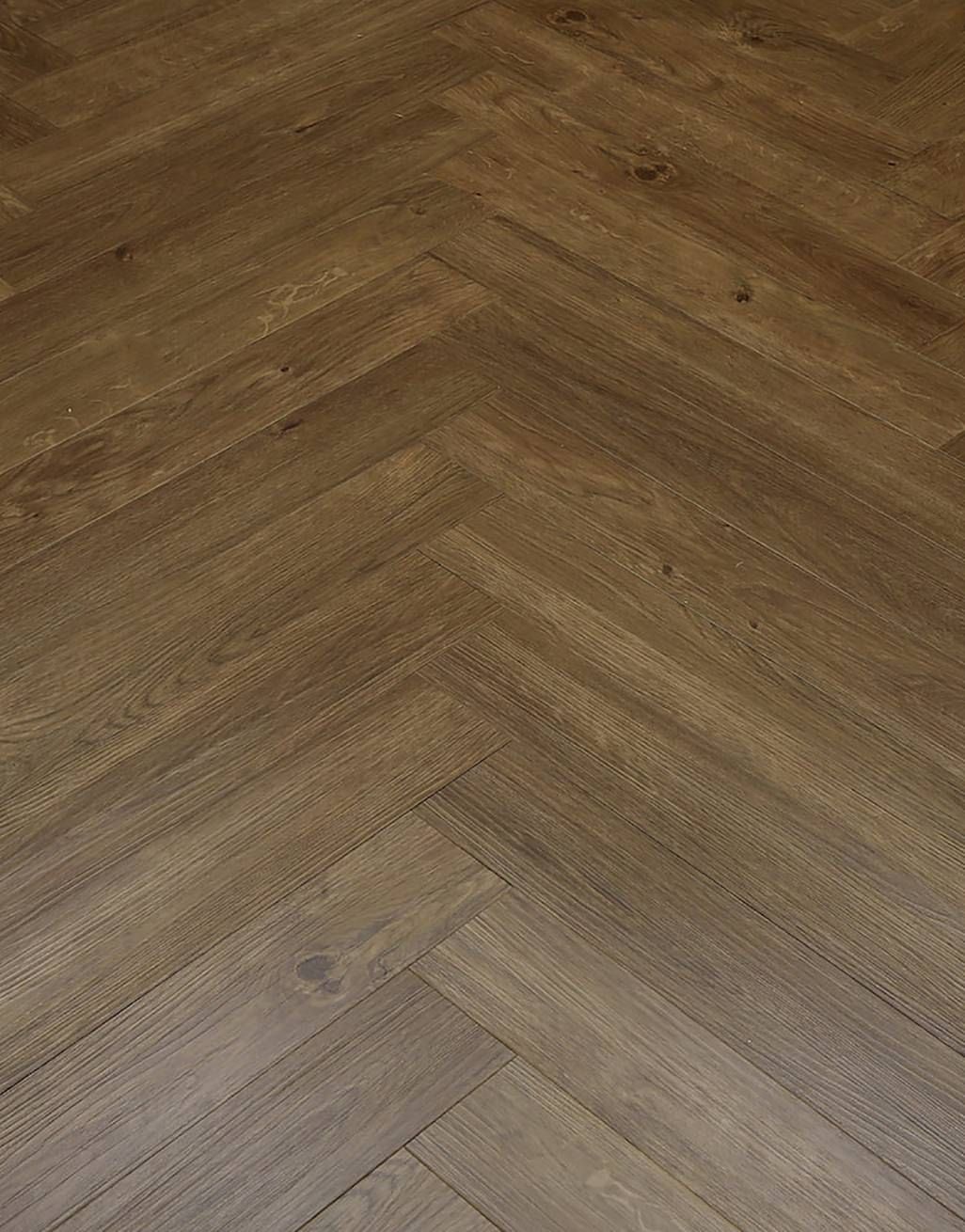 Herringbone - Golden Oak LVT Flooring 1