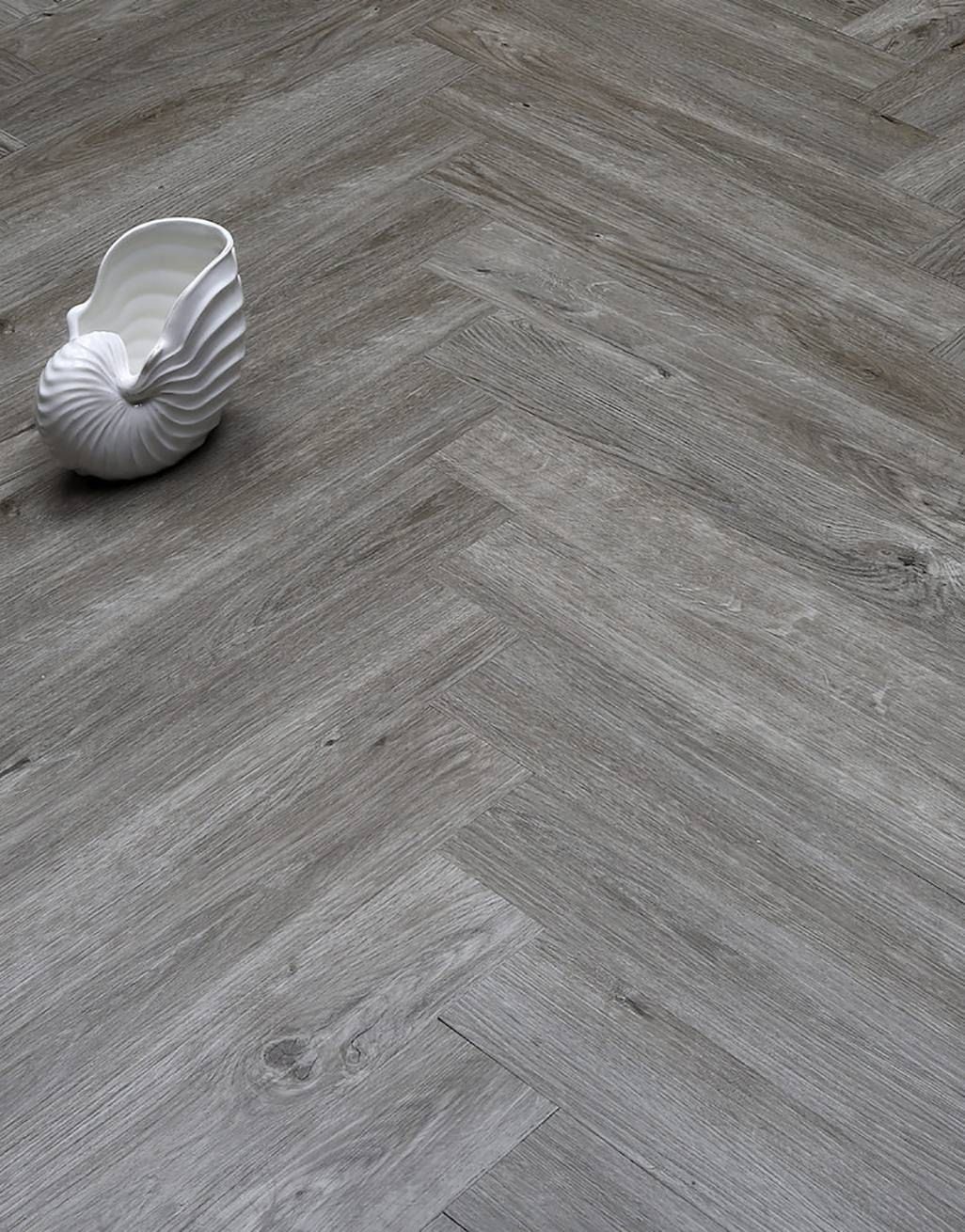 Herringbone - Grey Oak LVT Flooring 5