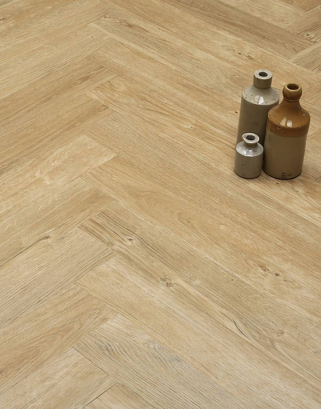 Herringbone - Natural Oak LVT Flooring 2