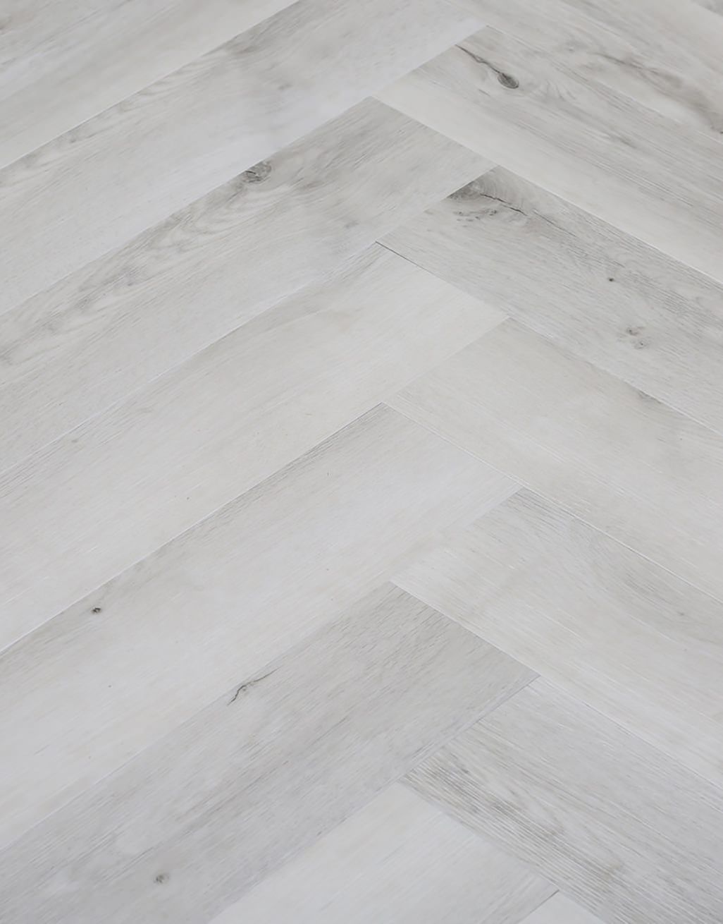 Herringbone - White Rustic Oak LVT Flooring 1