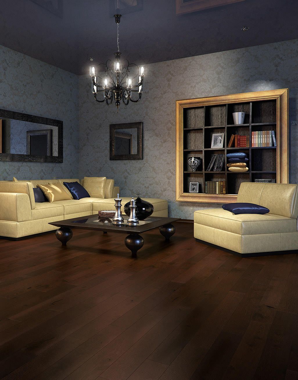 Kensington Espresso Oak Lacquered Engineered Wood Flooring 4