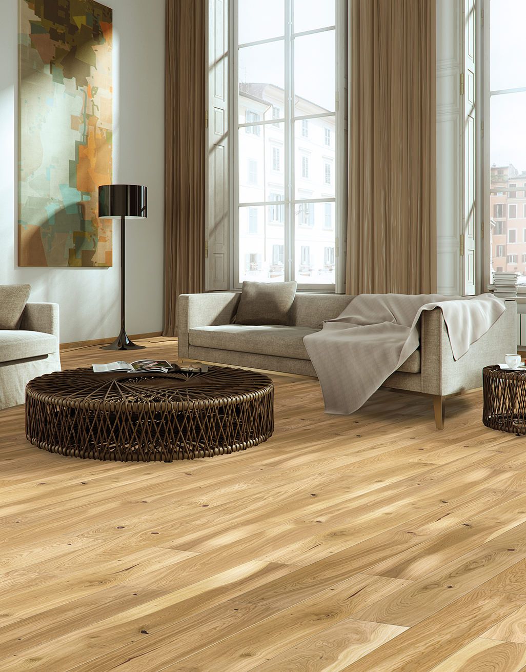 Kensington Natural Oak Brushed & Oiled Engineered Wood Flooring 4