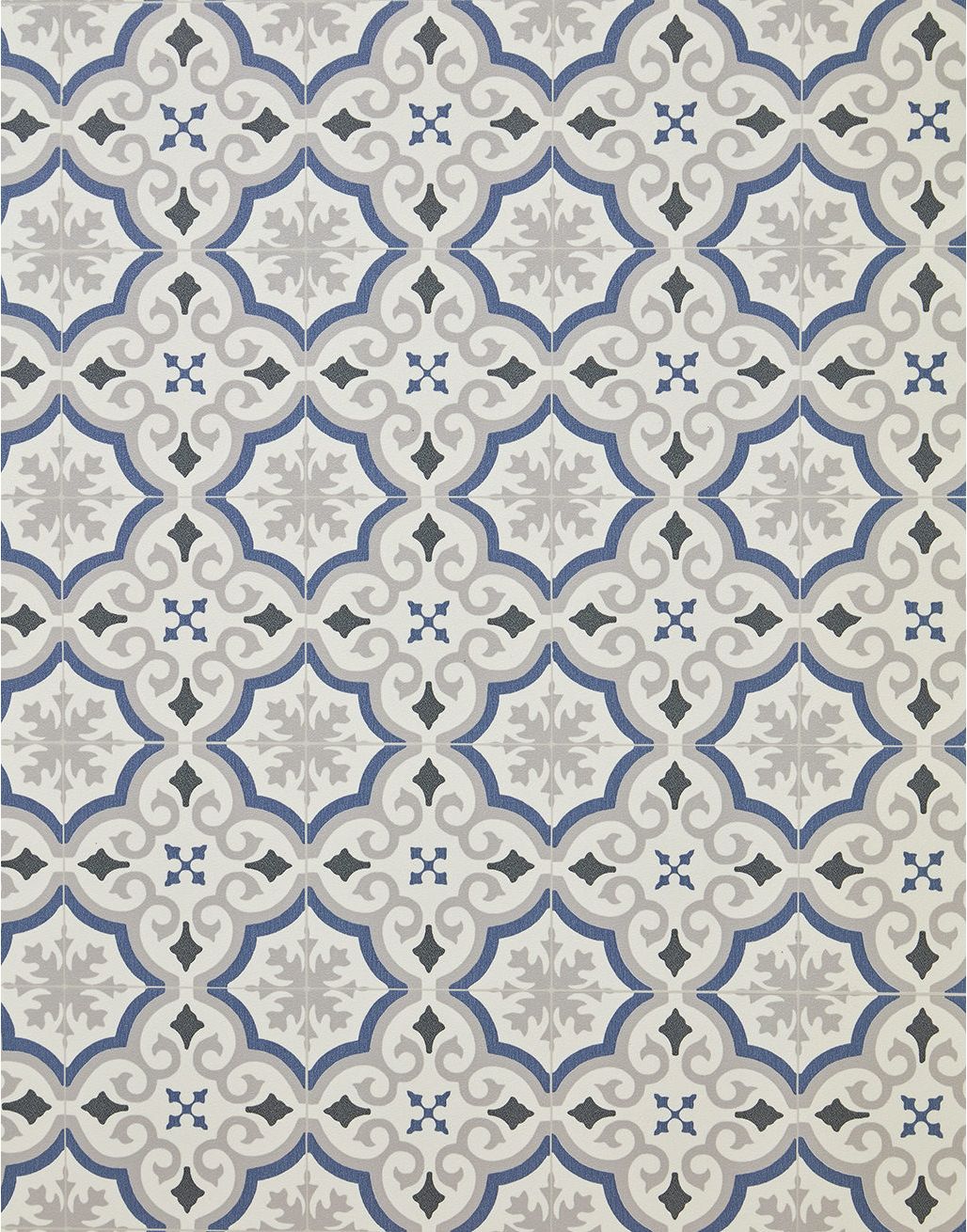 Patterned Tiles - Blue Mosaic 3