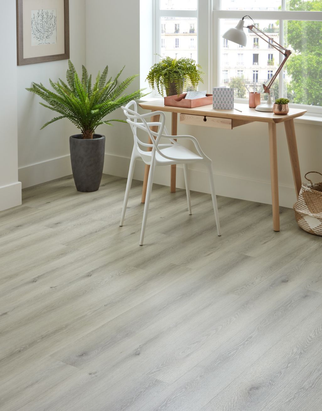 EvoCore Design Floor Artisan - Bleached White Oak 1