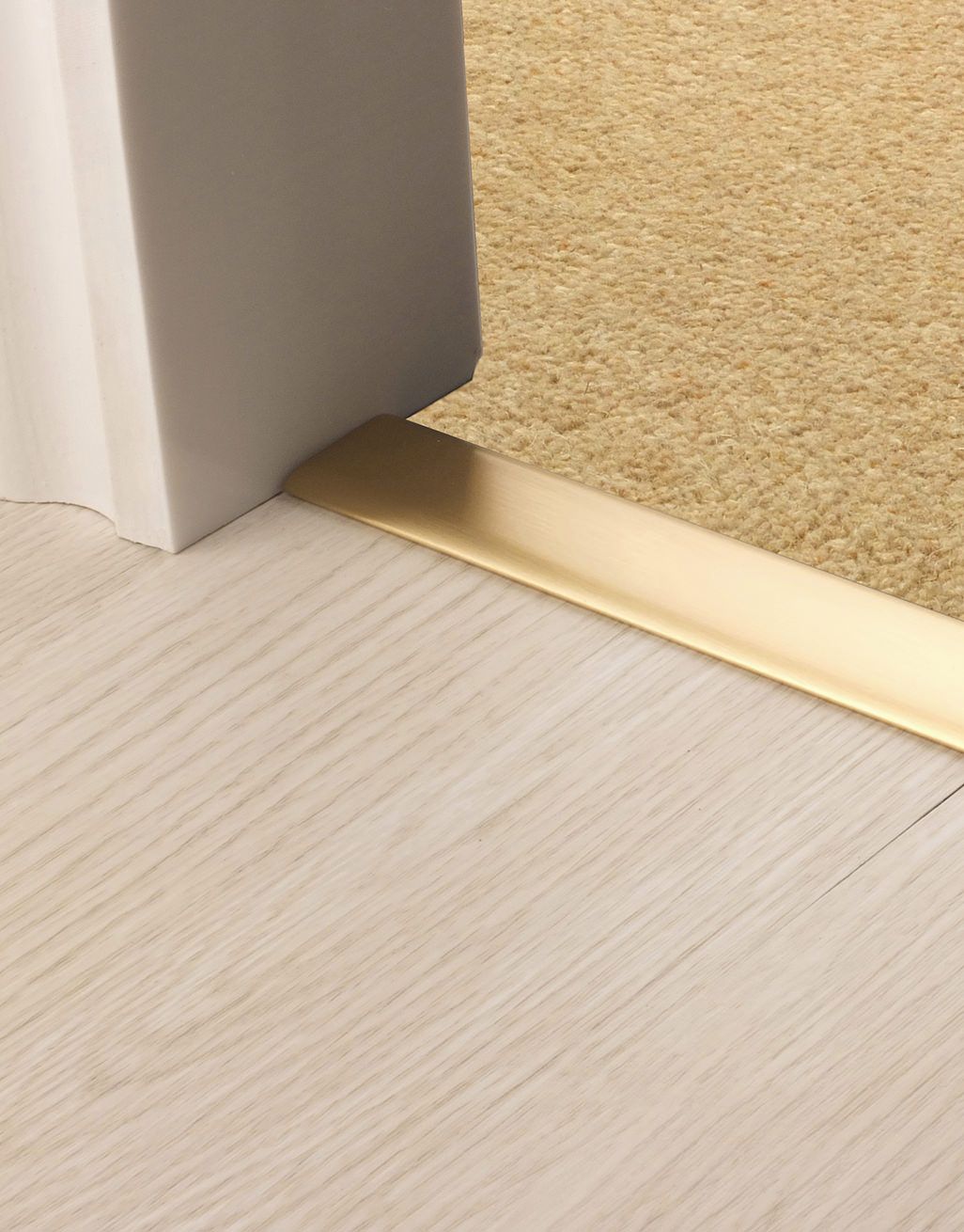 Elite Carpet to Laminate or Wood - Satin Brass 1