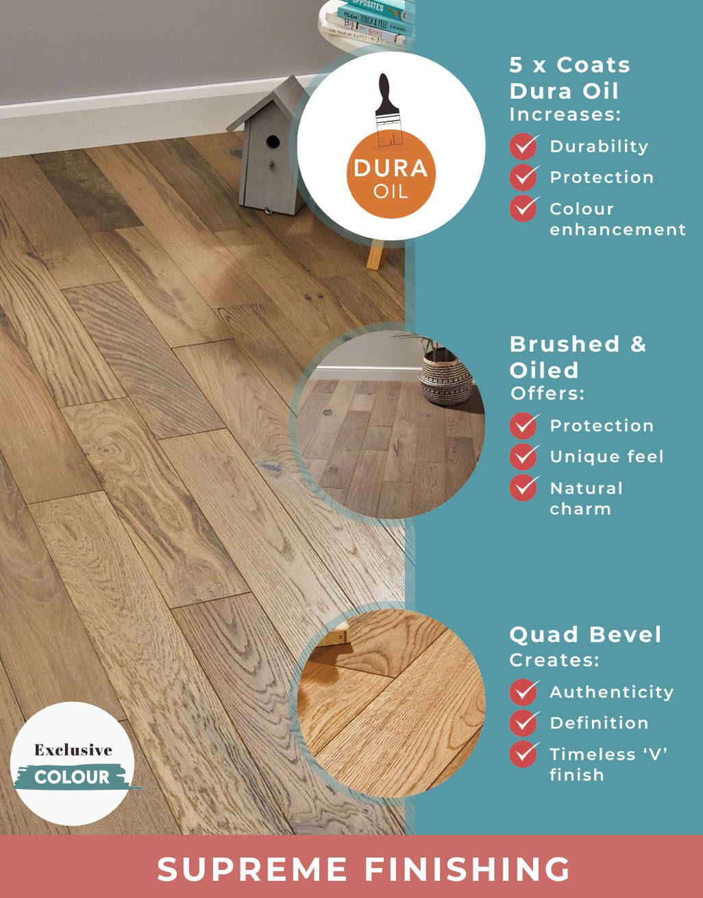 Studio Boathouse Oak Brushed & Oiled Engineered Wood Flooring 5