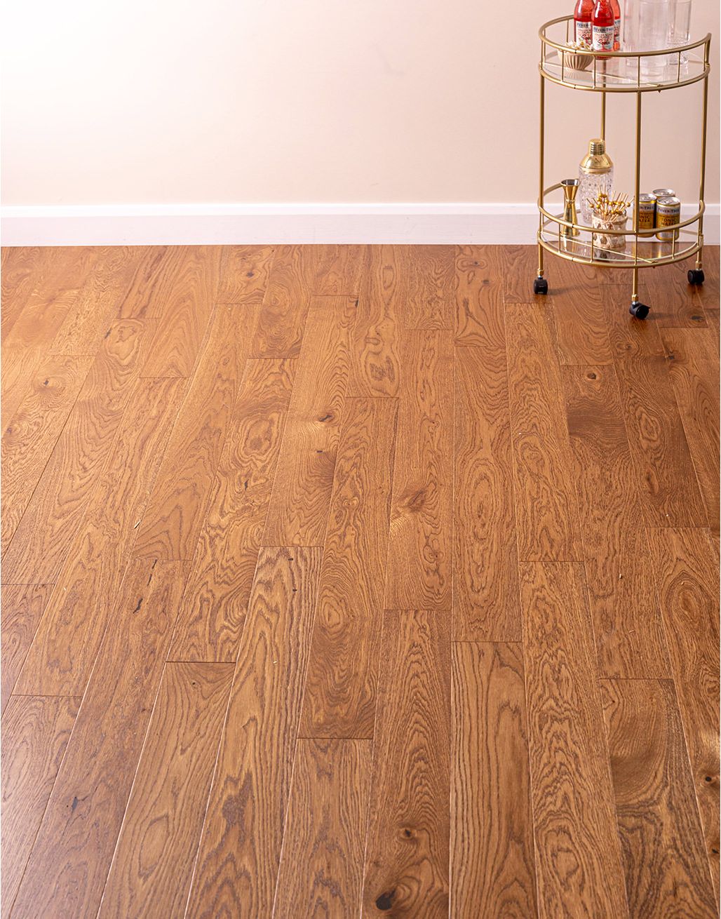Carpenters Choice 110mm Golden Oak Brushed & Lacquered Engineered Wood Flooring 1