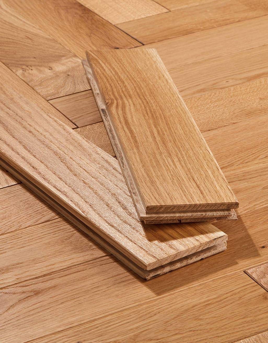 Park Avenue Herringbone Natural Oak Solid Wood Flooring 3