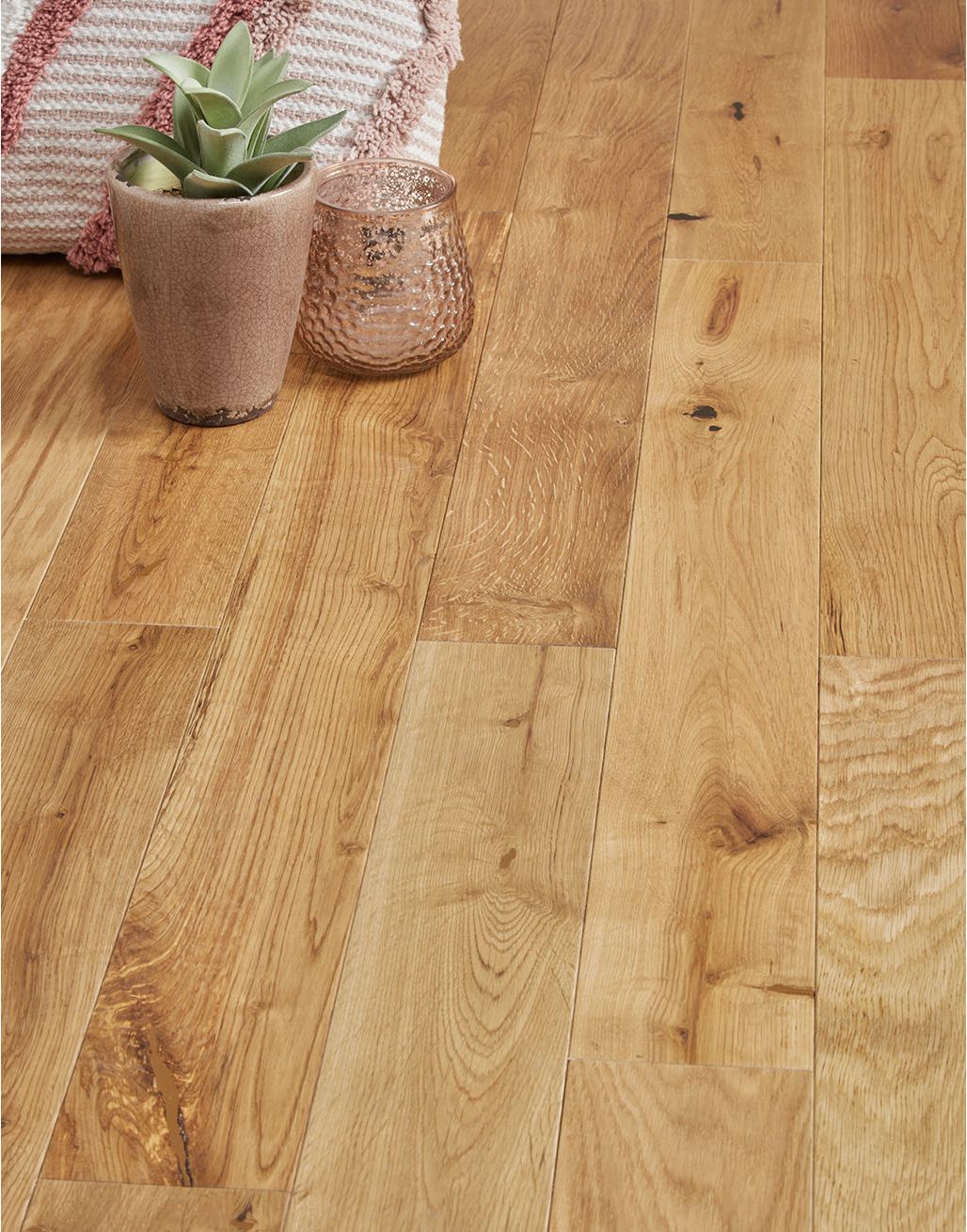 Barnwood Natural Oak Brushed & Oiled Solid Wood Flooring 1