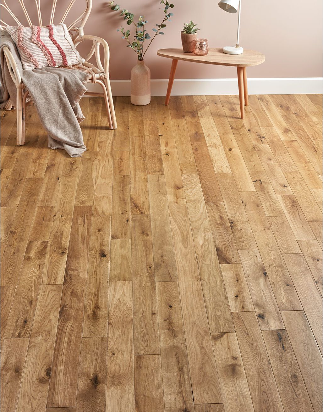 Barnwood Natural Oak Brushed & Oiled Solid Wood Flooring 2
