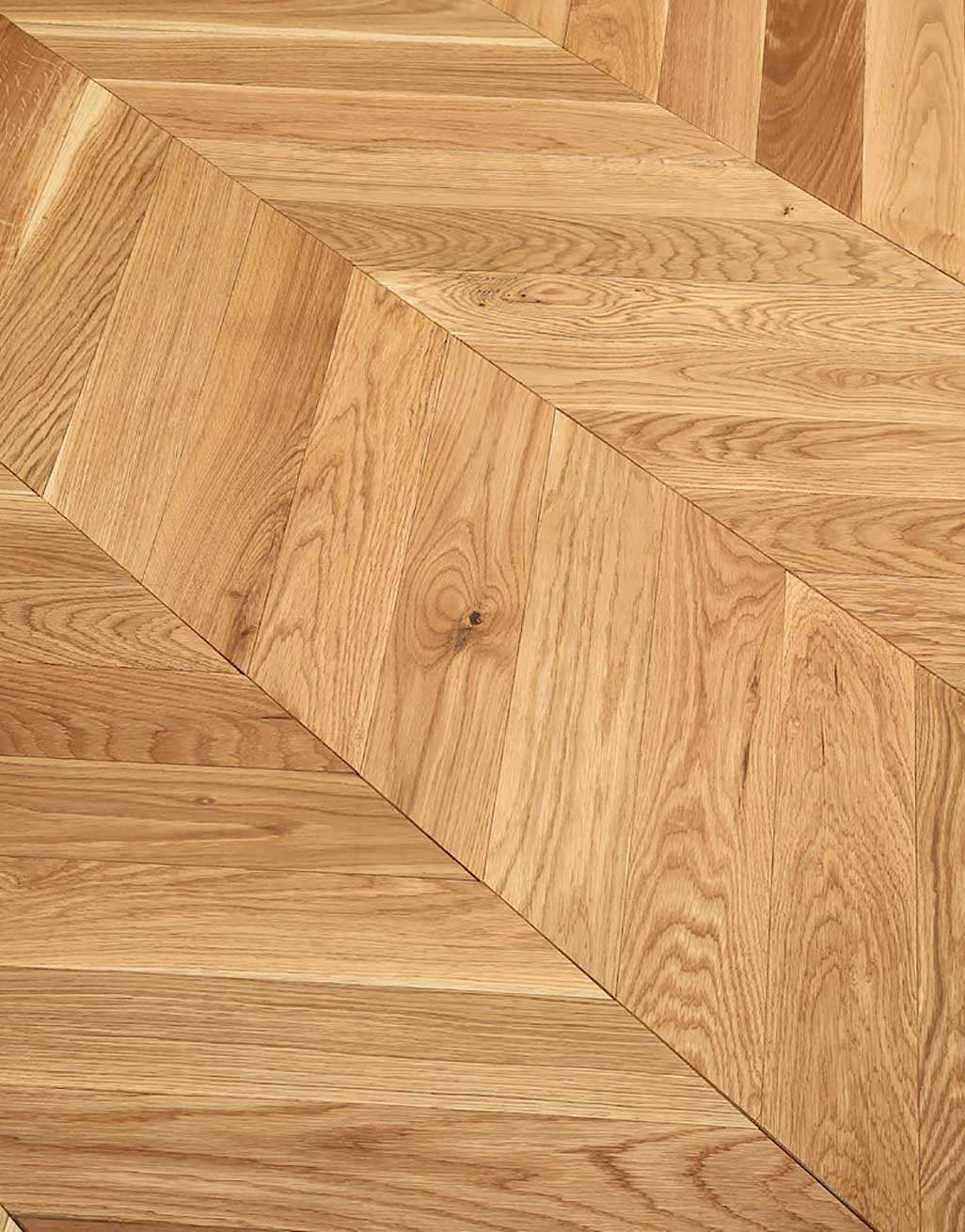 Park Avenue Chevron Natural Oak Brushed & Oiled Solid Wood Flooring 5