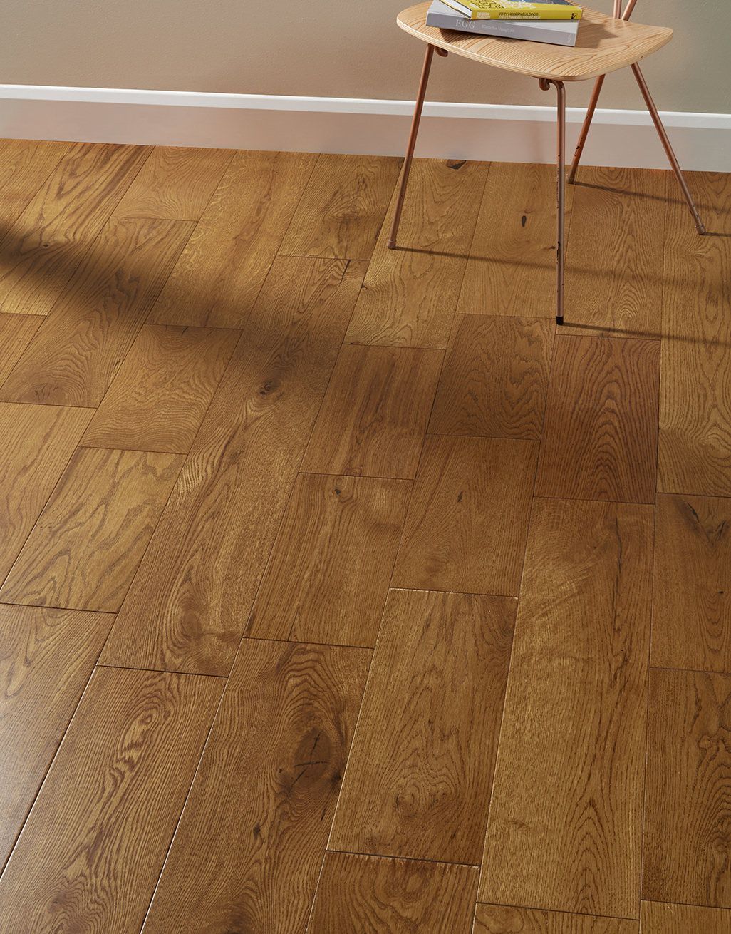 Manhattan Honey Oak Lacquered Engineered Wood Flooring Flooring