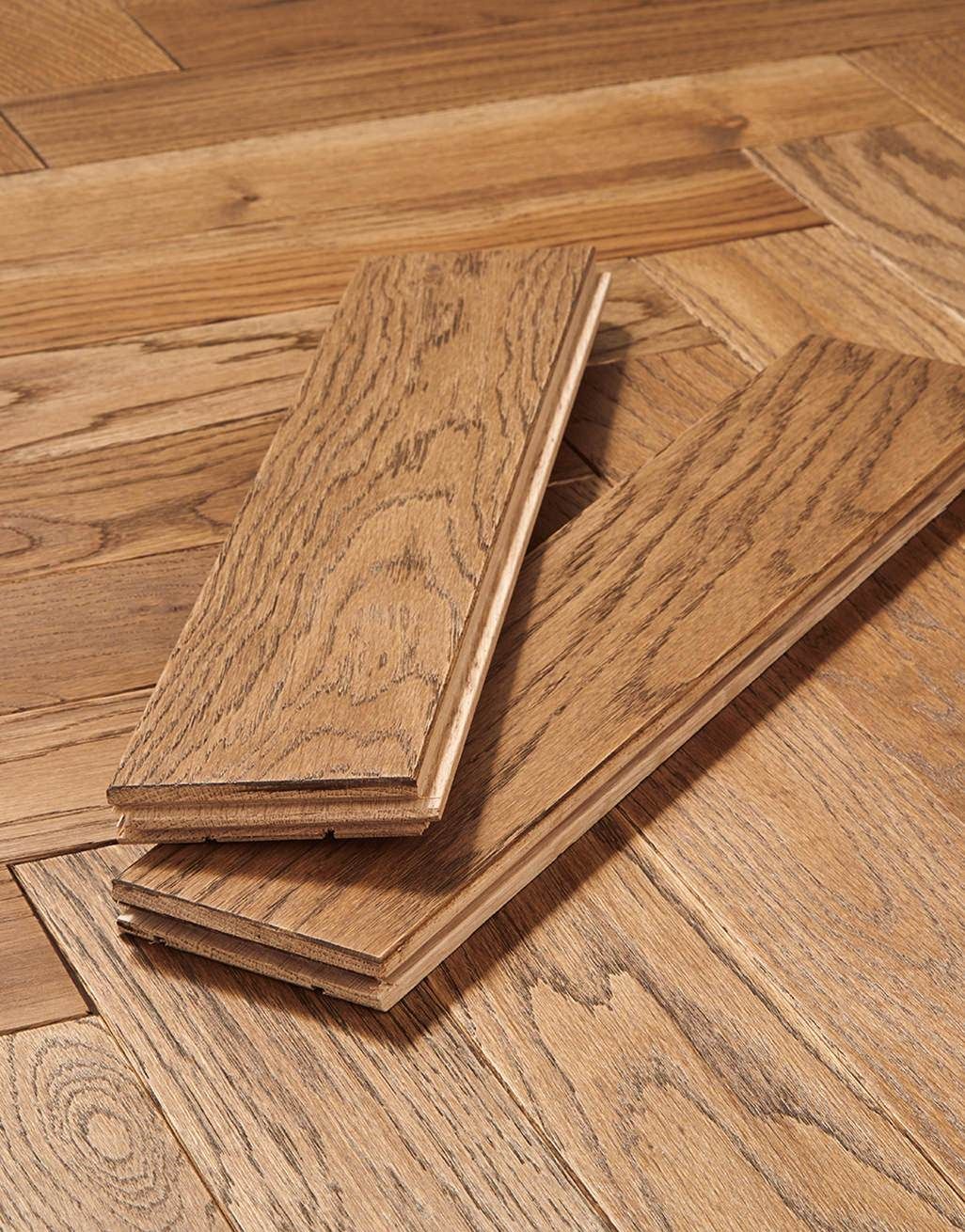 Park Avenue Herringbone Georgian Oak Solid Wood Flooring 3