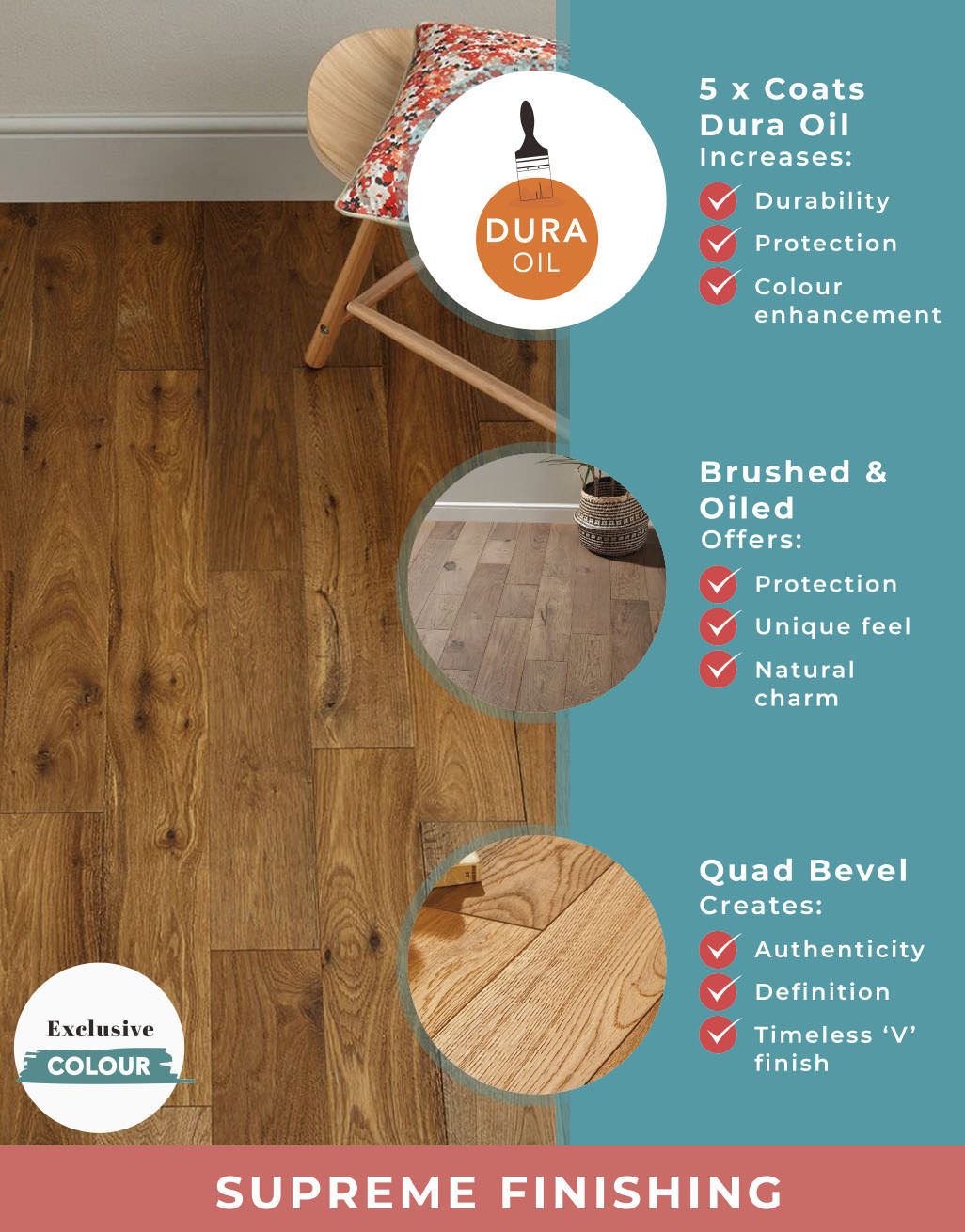 Studio Cottage Oak Brushed & Oiled Engineered Wood Flooring 7