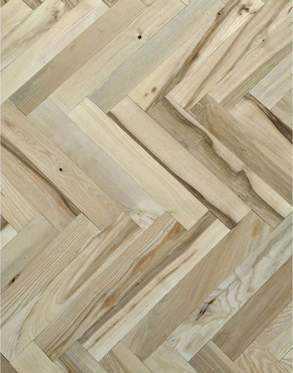Ash Parquet Block Unfinished Solid Wood Flooring 2